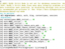 Django更改sqlite数据库使用mysql数据库